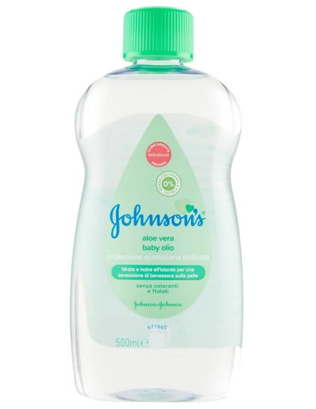 Johnson's Baby Olio 500ml - Aloe Vera - Idratante